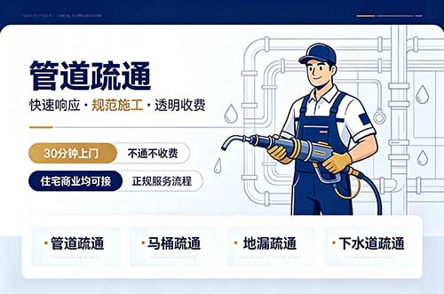 遂宁管道疏通