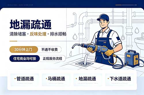 遂宁地漏疏通
